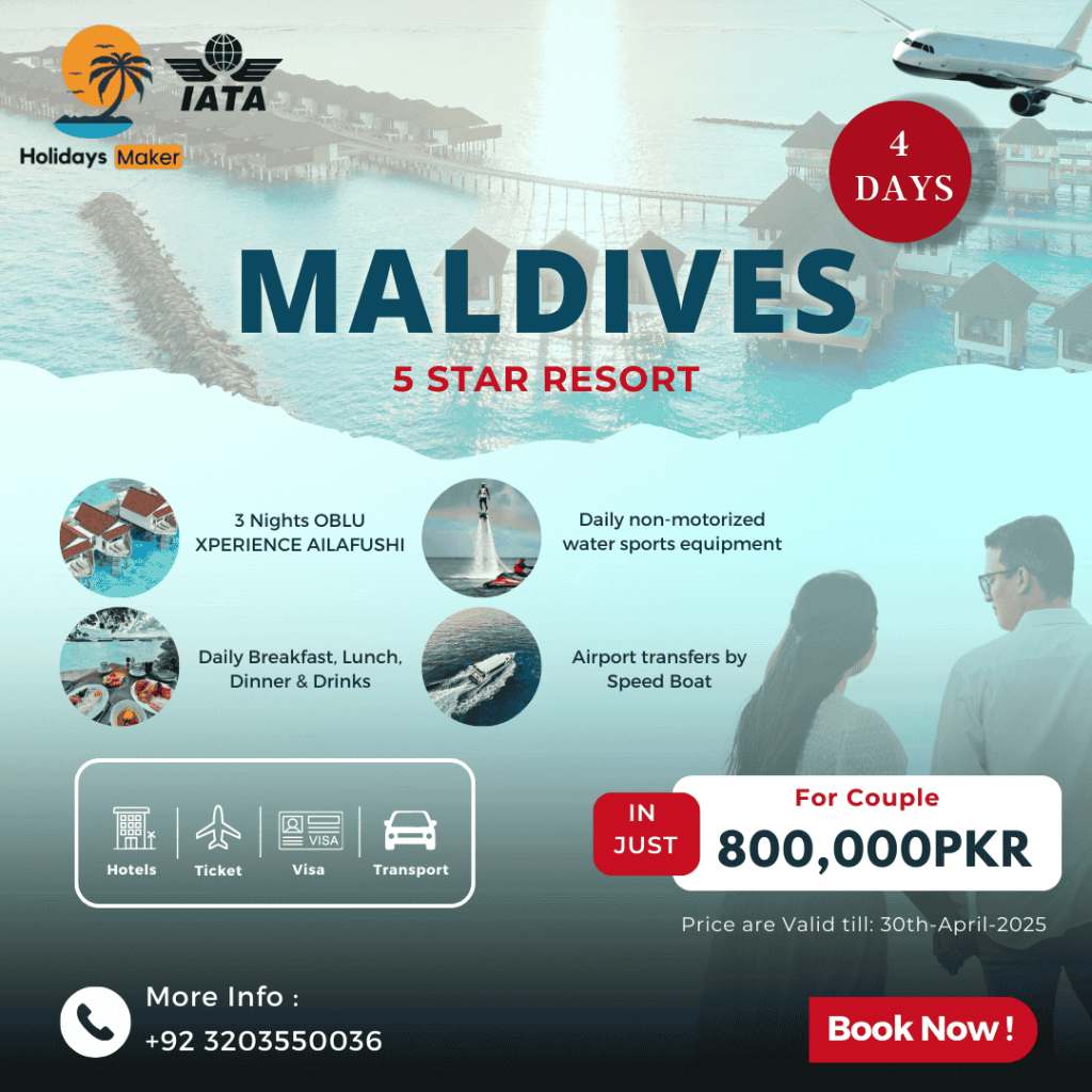 Maldives 5 Star Resort- Holidays Maker