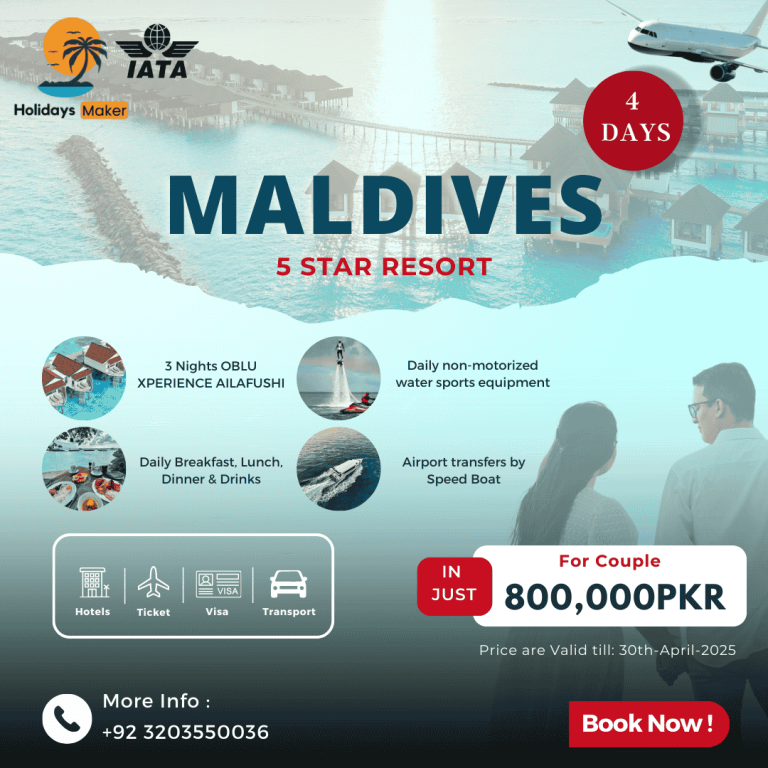 Maldives 5 Star Resort- Holidays Maker